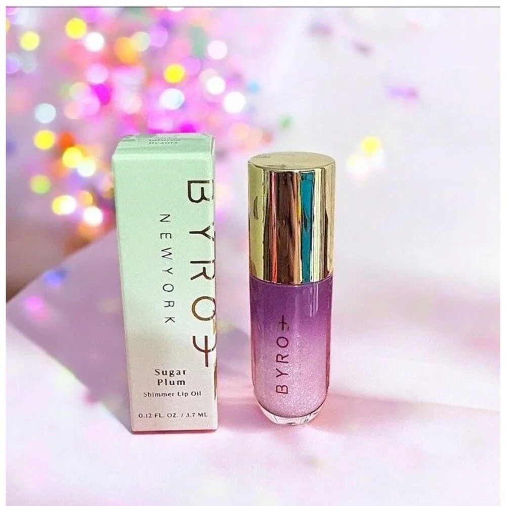 BYROE NEW YORK Sugar Plum Shimmer Lip Oil 0.12 FL OZ New In Box